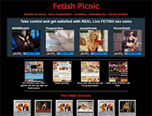 Tablet Screenshot of fetishpicnic.com